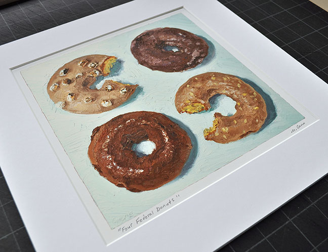 Four Federal Donuts print by Mike Geno