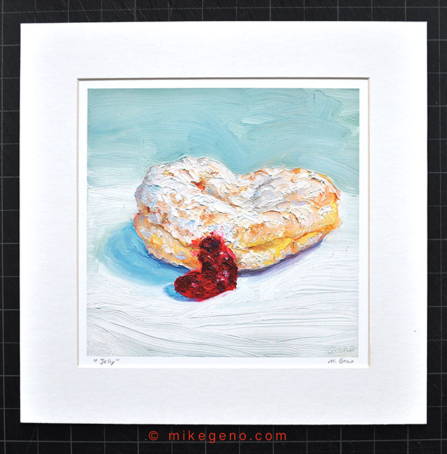 Jelly donut print by Mike Geno
