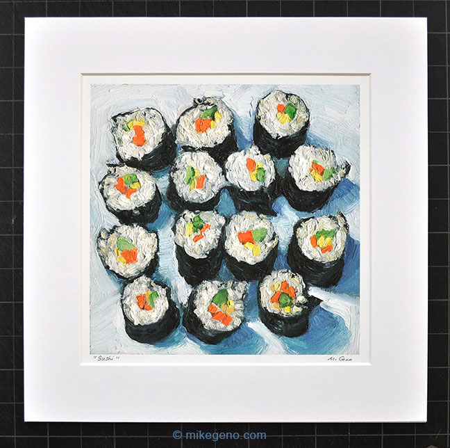 Sushi print by Mike Geno