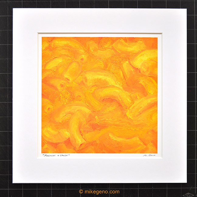 macaroni & cheese print by Mike Geno