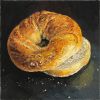 matted print of Sliced Bagel