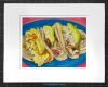 matted print of Taco Heart Breakfast Tacos