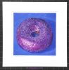 matted print of Purple Rain Donut