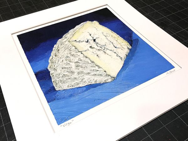 Image 2 of matted print of Virga, original artwork by Mike Geno