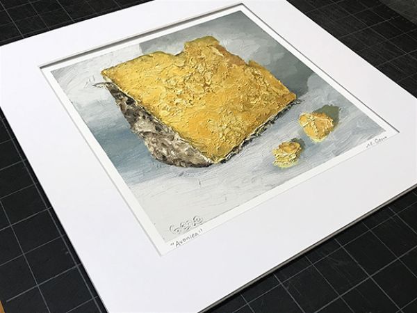 Image 2 of matted print of Avonlea, original artwork by Mike Geno