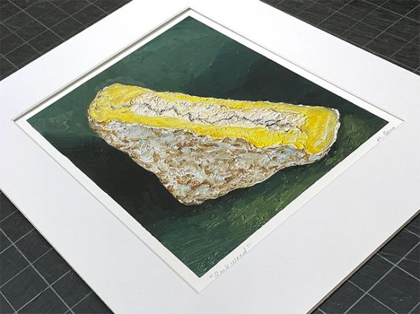 Image 2 of matted print of Rockweed, original artwork by Mike Geno