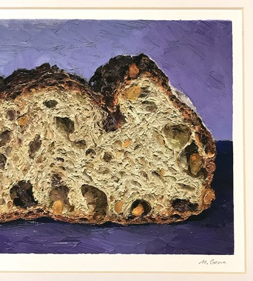 Image 3 of Print of Hazelnut Fig Bread, original artwork by Mike Geno