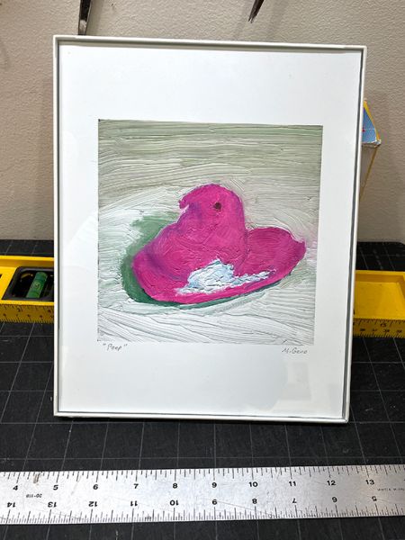 Image 2 of print of Peep 2, original artwork by Mike Geno