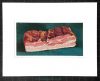 matted print of Slab Bacon